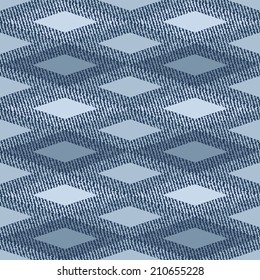 Elegance seamless pattern with denim jeans background