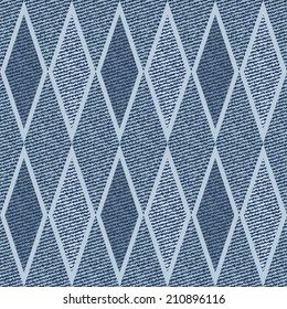 Elegance seamless pattern with denim jeans background