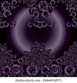 Elegance seamless pattern with ethnic flowers on neutral, black and gray colors. Vector Floral Illustration in asian textile.