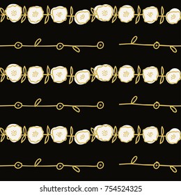 Elegance Seamless pattern with flowers
