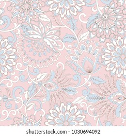 elegancia sin fisuras con flores y hojas, ilustración vectorial floral en estilo vintage