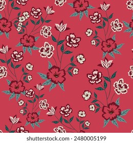 Elegancia patrón sin fisuras con flores de peonía y detalles de oro. Fondo gris Antiguas