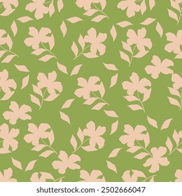 Elegance seamless pattern with peony flower and gold details.Vintage mint green background
