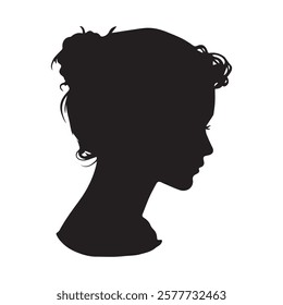 Elegance in Silhouette A Ladys Hat