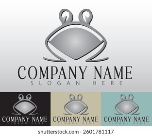 The elegance of a simplified frog logo captures adaptability, making it suitable for forward-thinking businesses.