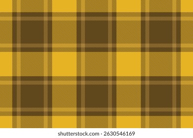 Elegance tartan check background, line vector fabric texture. Complexity textile plaid seamless pattern in amber color palette.