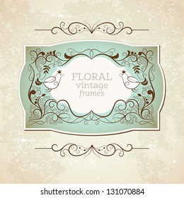 Elegance vintage frame