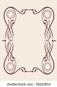 elegance vintage frame