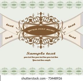 elegance vintage frame
