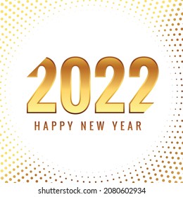 Elegant 2022 new year creative text card background