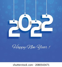 Elegant 2022 text new year background