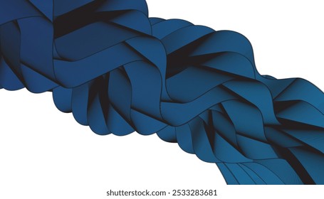 Elegant 3D fluid wave design with smooth curves and dynamic liquid flow, perfect for modern digital art, minimalist branding, and futuristic visual concepts in blue gradients.