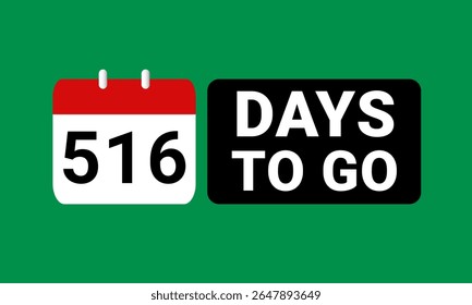 elegant 516 days to go board