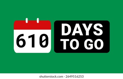 elegant 610 days to go board
