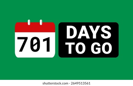 elegant 701 days to go board