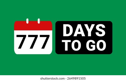 elegant 777 days to go board