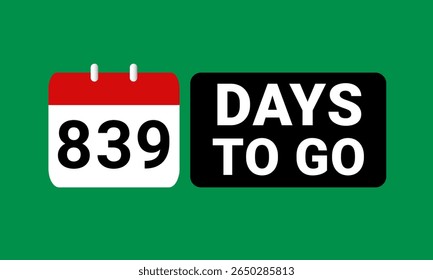 elegant 839 days to go board