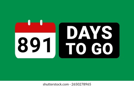 elegant 891 days to go board