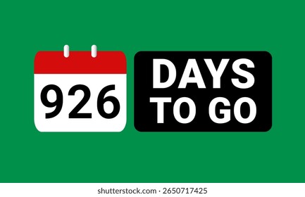 elegant 926 days to go board