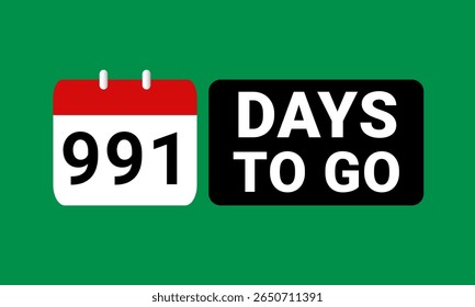 elegant 991 days to go board