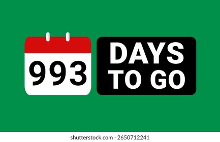 elegant 993 days to go board