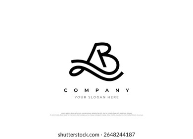 Elegant AB Monogram Logo Design