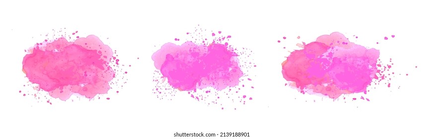 Elegant Abstract artistic colorful splash watercolor background. Vector illustration.
