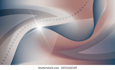 Fundo abstrato elegante em tons de cinza bege. Uma excelente ilustração para publicidade, cartazes, cartões postais, cartões de visita, atributos corporativos e seus outros projetos. Vetor.