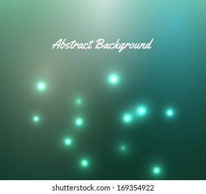 Elegant abstract background with bokeh defocused lights and stars. Illustration