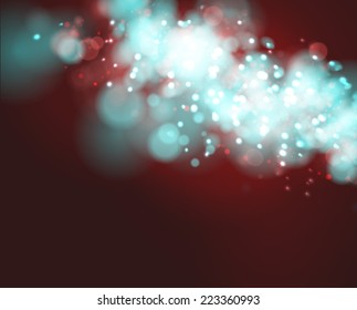 Elegant abstract background with bokeh defocused lights vector 