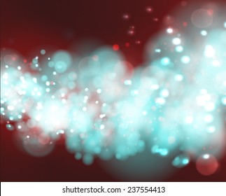 Elegant abstract background with bokeh defocused lights vector 