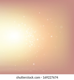Elegant abstract background with bokeh lights effect.