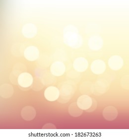 Elegant abstract background with bokeh lights.