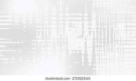Elegante fondo abstracto en tonos blancos brillantes y grises suaves, con sutiles líneas de cuadrícula que se cruzan y una textura de arte digital, ideal para presentaciones de tecnología moderna y marca corporativa
