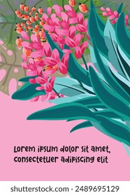 Elegant abstract background. card template set with floral decoration for save the date, greeting, poster, and cover design