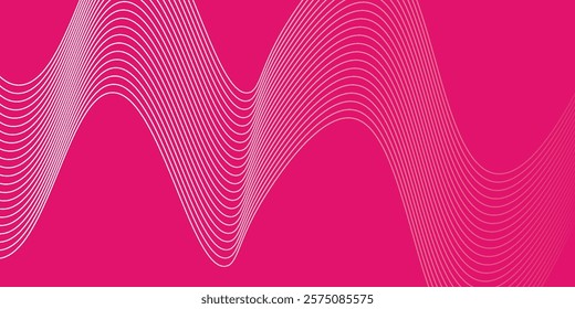 Elegant abstract background design with flowing wave lines Free Vector