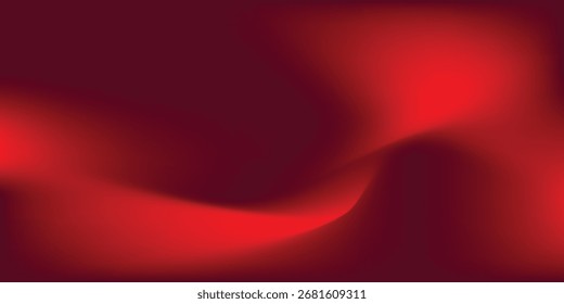 El elegante fondo abstracto presenta un gradiente de colores rojo y rojo oscuro, creando una transición suave y ondulada.Eps 10