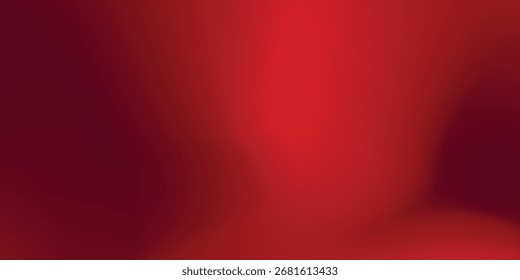 El elegante fondo abstracto presenta un gradiente de colores rojo y rojo oscuro, creando una transición suave y ondulada.Eps 10