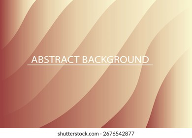 Elegante fondo abstracto con ondas de gradiente que fluyen en beige claro y rojo. Las sutiles líneas geométricas crean un visual moderno y sofisticado perfecto para presentaciones, Sitios web y arte digital.