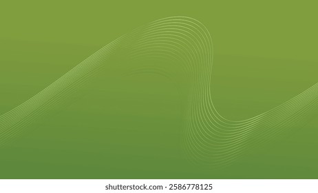 An elegant abstract background featuring smooth wavy lines with a flowing gradient effect.