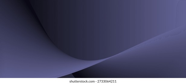 Elegante fondo abstracto con curvas suaves y fluidas en tonos de púrpura profundo y violeta. Un diseño minimalista y moderno perfecto para proyectos tecnológicos y creativos.