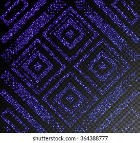 Elegant Abstract Background with Geometric Pattern and Sparks