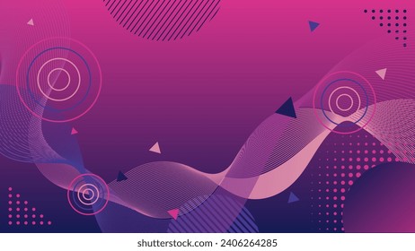 Elegant abstract background with geometric style. Amazing gradient background
