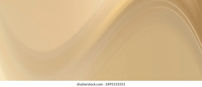 Elegant abstract background of golden swirls line with shimmering particles and bokeh decorations, Warm stage atmosphere idea for luxury branding.