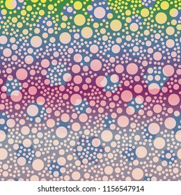 Elegant abstract background multicolor circle splash.