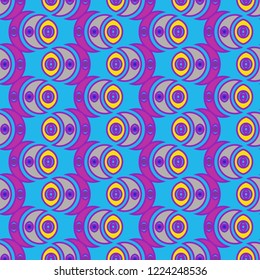 Elegant abstract background multicolor geometric pattern seamless.