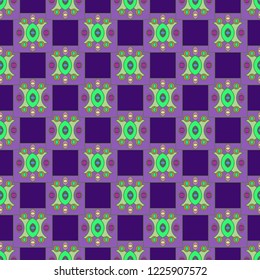 Elegant abstract background multicolor geometric pattern seamless.