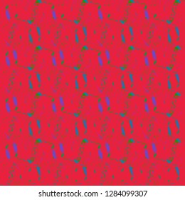 Elegant abstract background multicolor geometric pattern seamless.