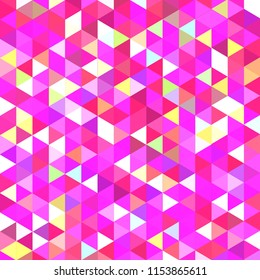 Elegant abstract background multicolor simple seamless triangle.