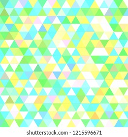 Elegant abstract background multicolor simple seamless triangle.